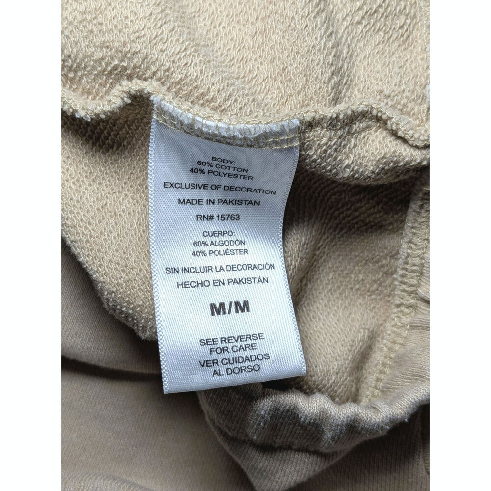 Champion Authentic Athleticwear Women's Medium Tan V-Neck Sweatshirt C Logo - Picture 10 of 12
